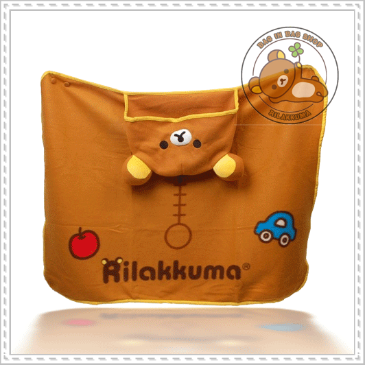 ผ้าคลุมใหล่+Hood Rilakkuma