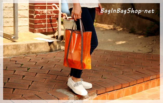Coated Mesh Pouch Bag - Large