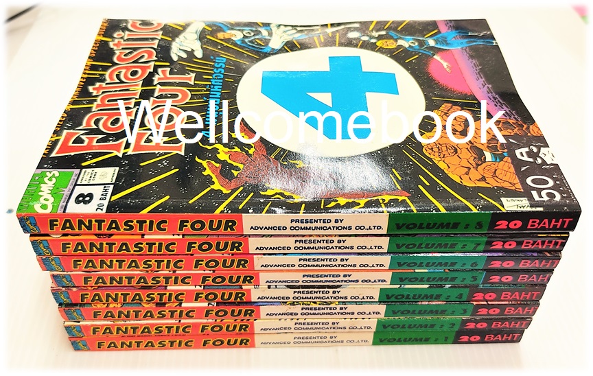 รวมชุด "FantasticFour มนุษย์มหัศจรรย์ทั้ง 4" 8 เล่ม (จบในตอน) ~Marvel Comics~