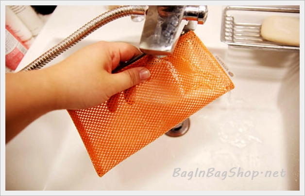Coated Mesh Pouch - Slim Long