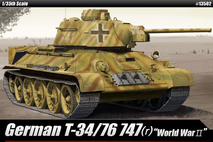AC13502 T-34 747(r) German Version 1/35