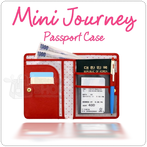 Mini Journey Passport Case ปกใส่พาสปอร์ต และเอกสารสำหรับการเดินทาง
