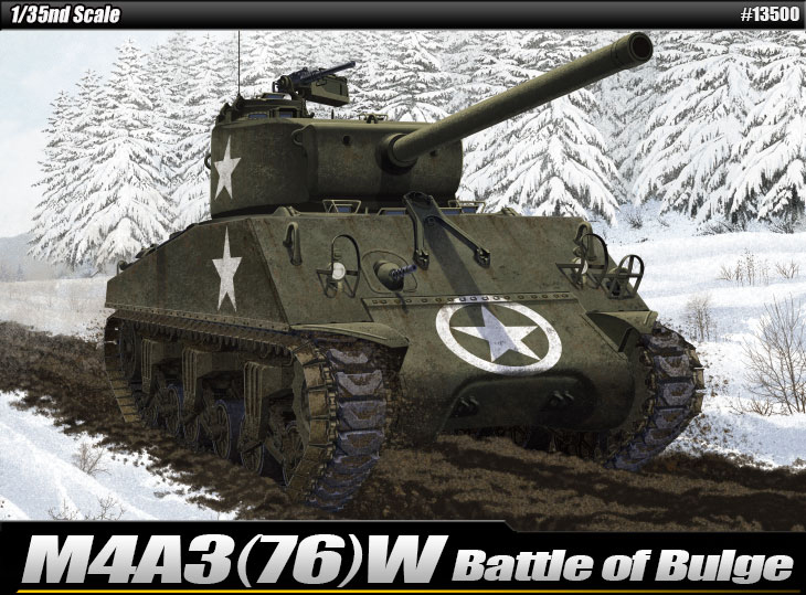 AC13500 M4A3(76)W Battle of Bulge 1/35