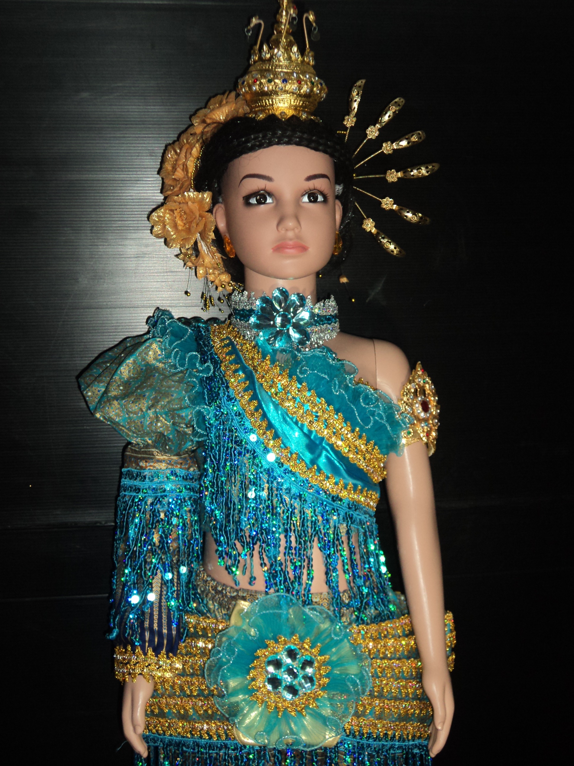 ชุดสยามช้างน้อยสีฟ้าลาย2
