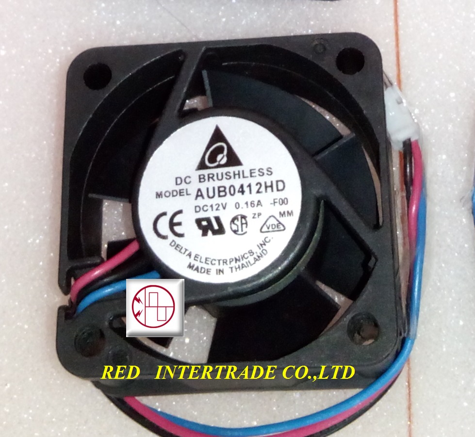 ขายพัดลมระบายความร้อน DC12v 0.16A ขนาด 40*40*20 mm.