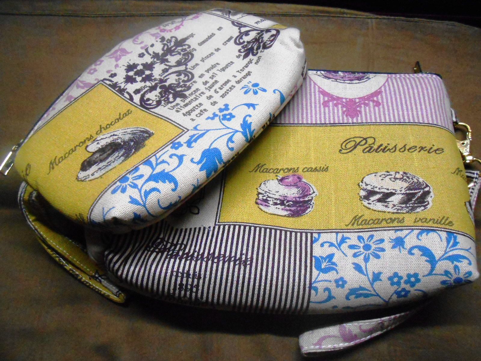 กระเป๋าลาย Macaron ผ้าดิบ