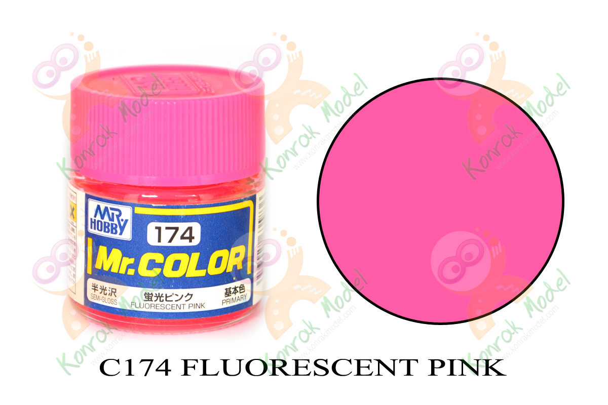 C174 Fluorescent Pink Semi Gloss 10ml