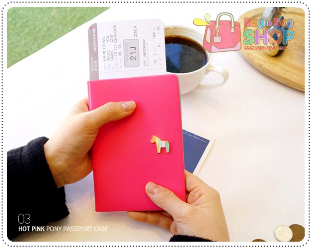 Pony Passport case ปกใส่หนังสือเดินทาง