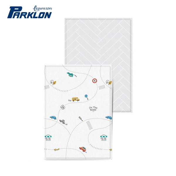 New! แผ่นรองคลาน PARKLON รุ่น La Pure Soft Mat ขนาด 100x140x1.2cm ลาย On The Road