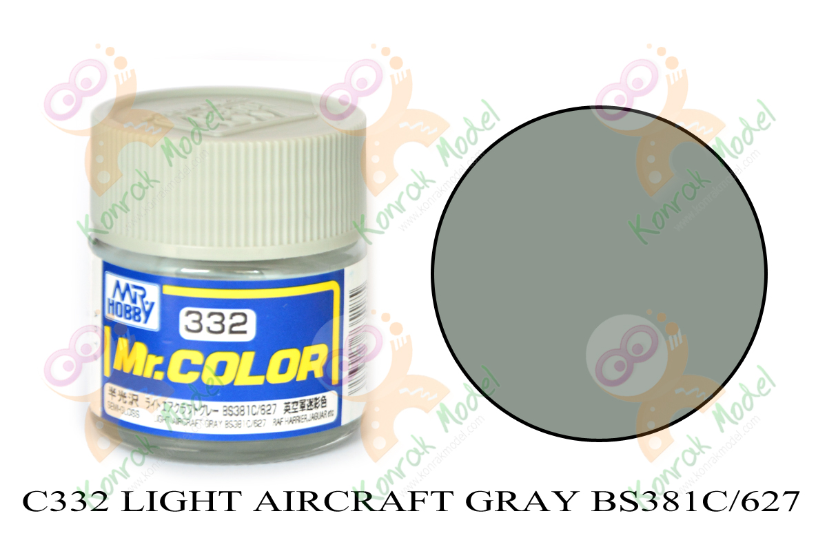 C332 Light Aircraft Gray BS381C/627 Semi-Gloss 10ml