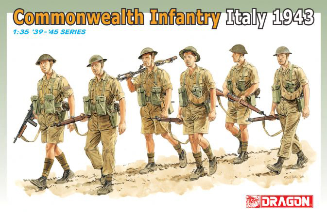 DRA6380 COMMONWEAL TH INFANTRY ,ITALY 1943 (1/35)