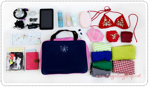 Travel Partition Bag กระเป๋าจัดหมวดหมู่สิ่งของในกระเป๋าเดินทาง