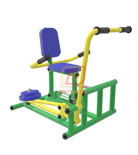 FT-24 อุปกรณ์บริหารข้อเข่าและออกกำลังแขน (แบบถีบ-ดึงยกลูกน้ำหนัก)