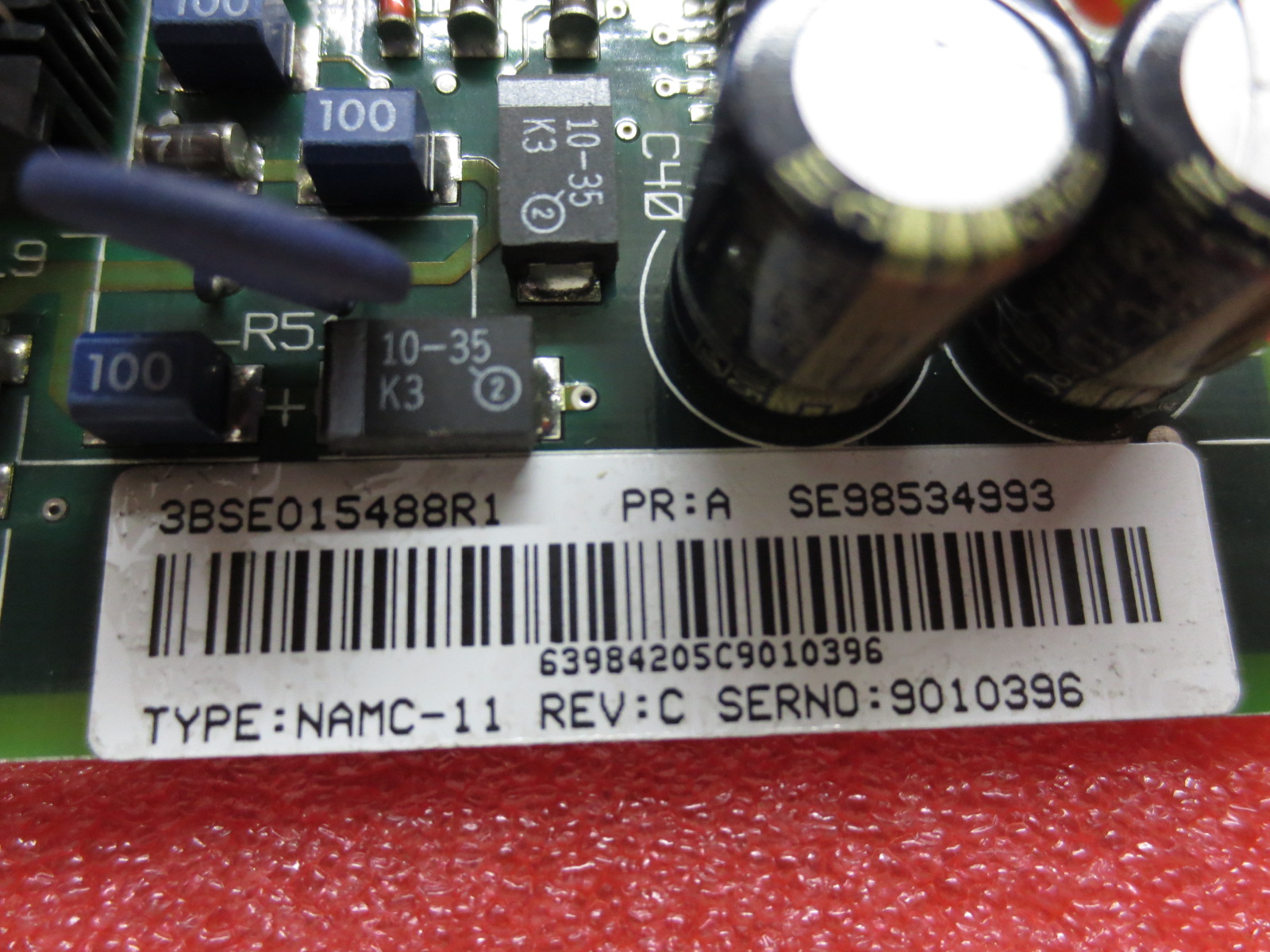 ขาย TYPE : NAMC-11 REV: C BOARD PROCESSOR ABB ACS600 USE