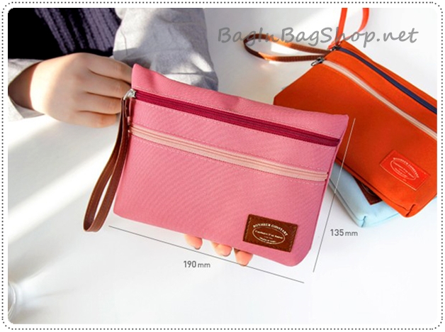 Bank Pouch กระเป๋าใส่สมุดบัญชี , บัตร ATM , เงินสด , ตรายาง