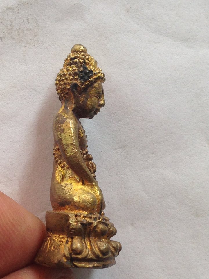 พระกริ่งราชสิงหะ รุ่น1.(หลวงพ่อแพ วัดพิกุลทอง) วัดโบสถ์ ท่าช้าง สิงบุรี ปี34