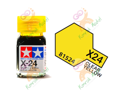 Enamel X24 Clear Yellow 10ml