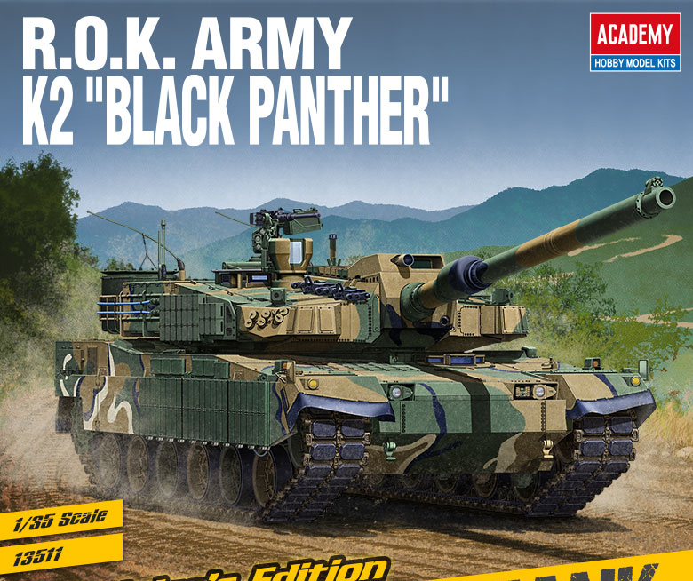 AC13511 R.O.K. ARMY K2 BLACK PANTHER 1/35