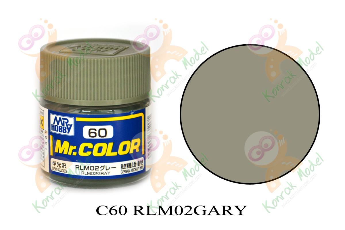 C60 RLM02 Gray Semi-Gloss 10ml