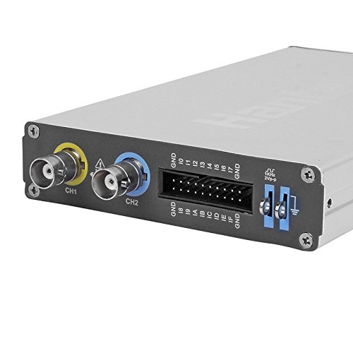 Hantek 6022BL PC Based USB Digital Portable Oscilloscope + 16 CHs Logic Analyzer, 48MS/s Real-time Sampling, 20MHz Bandwidth, FFT