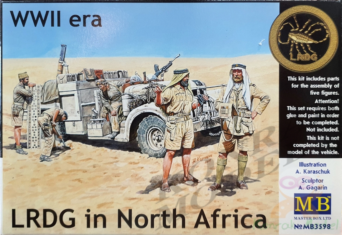 MB3598 LRDG IN NORTHV AFRICA WWII ERA [1/35]