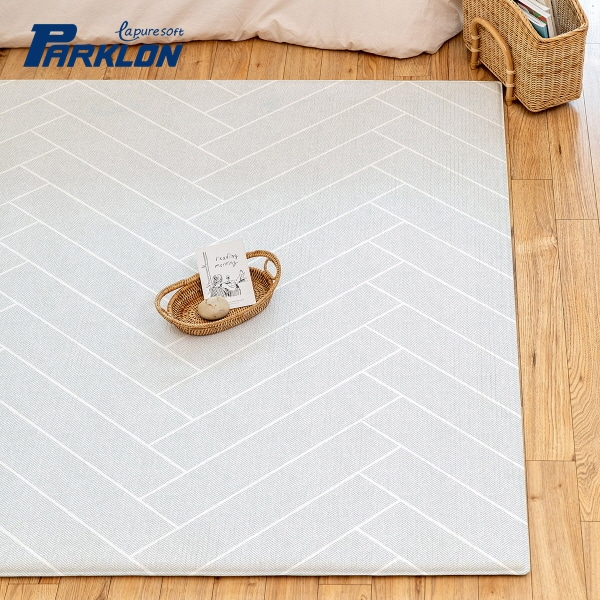New! แผ่นรองคลาน PARKLON รุ่น La Pure Soft Mat ขนาด 130x190x1.2cm ลาย On The Road