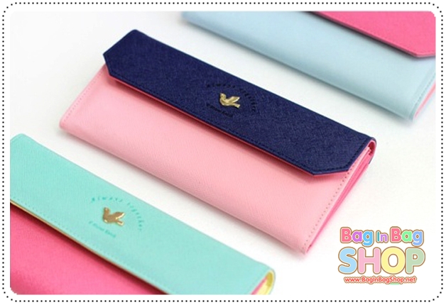 ลด 50% Triple Wallet กระเป๋าสตางค์ทรงยาว 3 สีสวย
