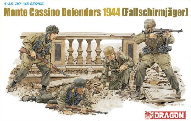 DRA6514 Monte Cassino Defenders 1944 - Fallschirmjager 1/35