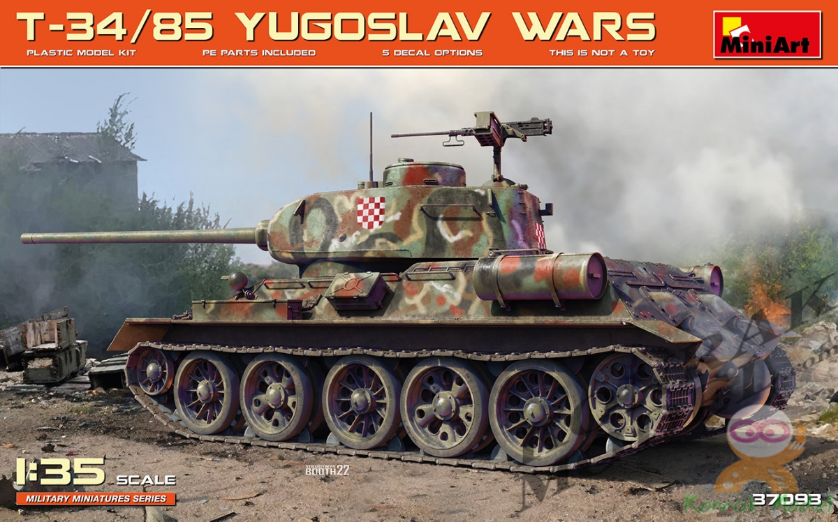 MI37093 T-34/85 YUGOSLAV WARS [1/35]