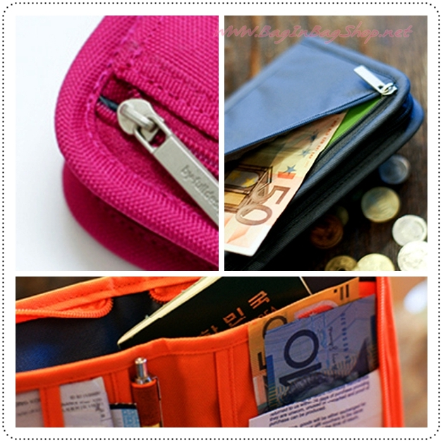 Travelus Folder กระเป๋าใส่เอกสารสำหรับเดินทางแบบสั้น ซิปรอบ