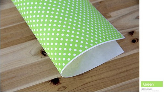 Felt : พิมพ์ลาย Dot มี 6 สี ขนาด 42x30 cm (พร้อมส่ง)