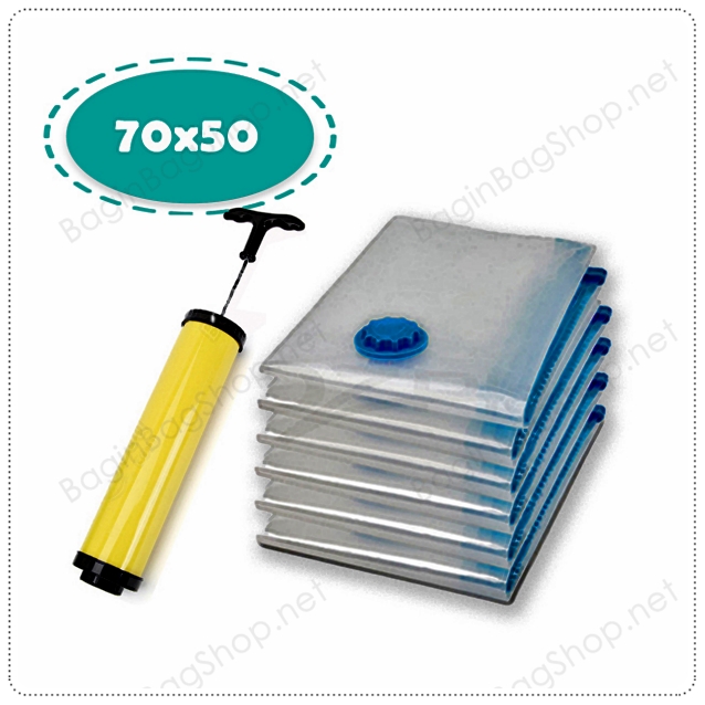 เซ็ทถุงสูญญากาศ 6 ใบ (M) + กระบอกสูบลม เพียง 399 บาท