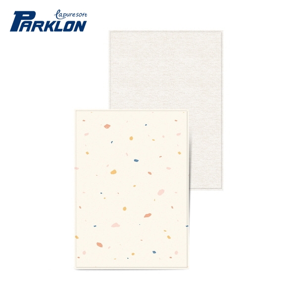 New! แผ่นรองคลาน PARKLON รุ่น La Pure Soft Mat ขนาด 100x140x1.2cm ลาย Jelly Terrazzo
