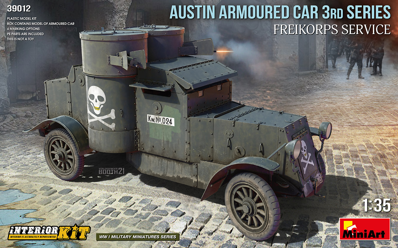 MI39012 AUSTIN ARMOURED CAR 3rd SERIES: FREIKORPS SERVICE. [1/35]