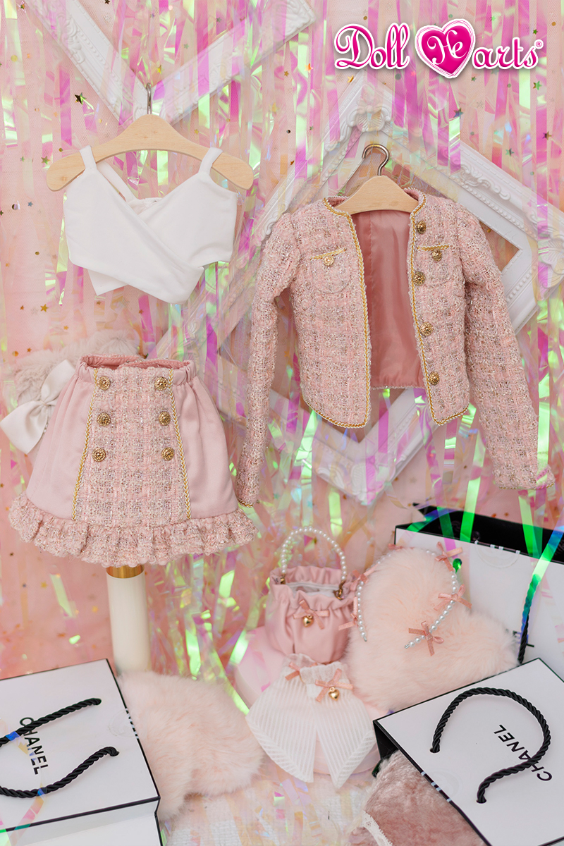 [MISSYOUDOLL] SD13G/DD Elegant Pink Tweed Set