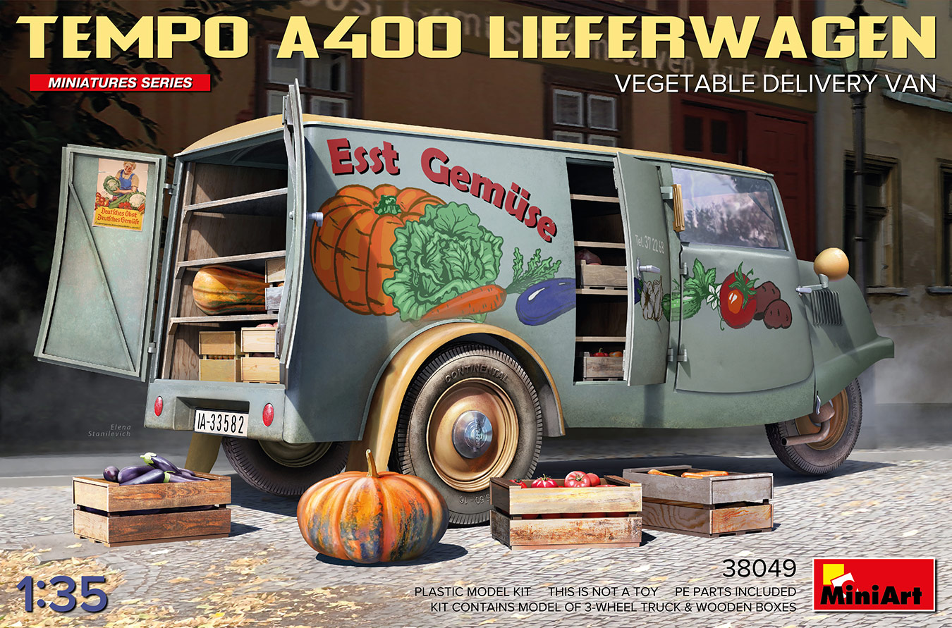 MI38049 TEMPO A400 LIEFERWAGEN. VEGETABLE DELIVERY VAN [1/35]