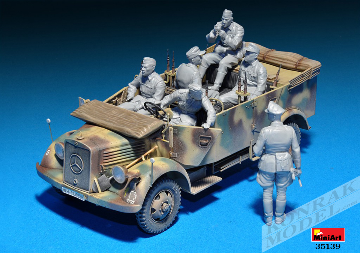 MI35139 Kfz.70 MB 1500A GERMAN 4×4 CAR w/CREW 1/35