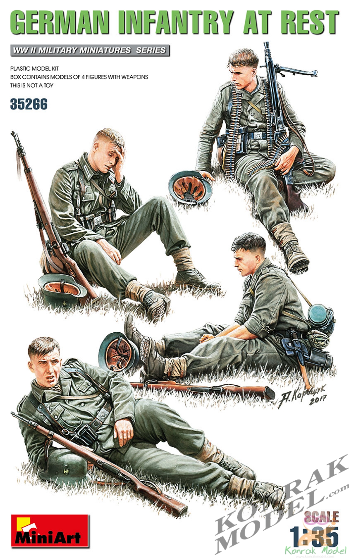 MI35266 GERMAN INFANTRY AT REST [1/35]