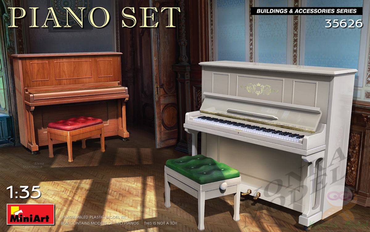 MI35626 PIANO SET 1/35