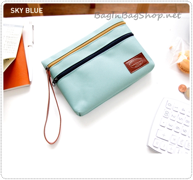 Bank Pouch กระเป๋าใส่สมุดบัญชี , บัตร ATM , เงินสด , ตรายาง