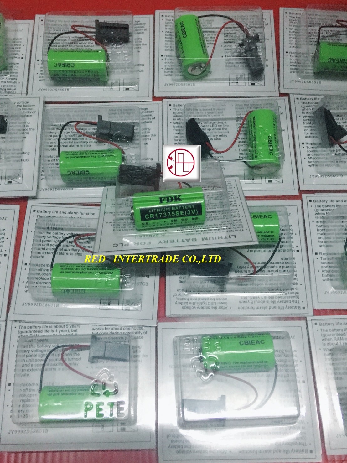 FDK CR17335SE LITHIUM BATTERY FOR PLC ขาย
