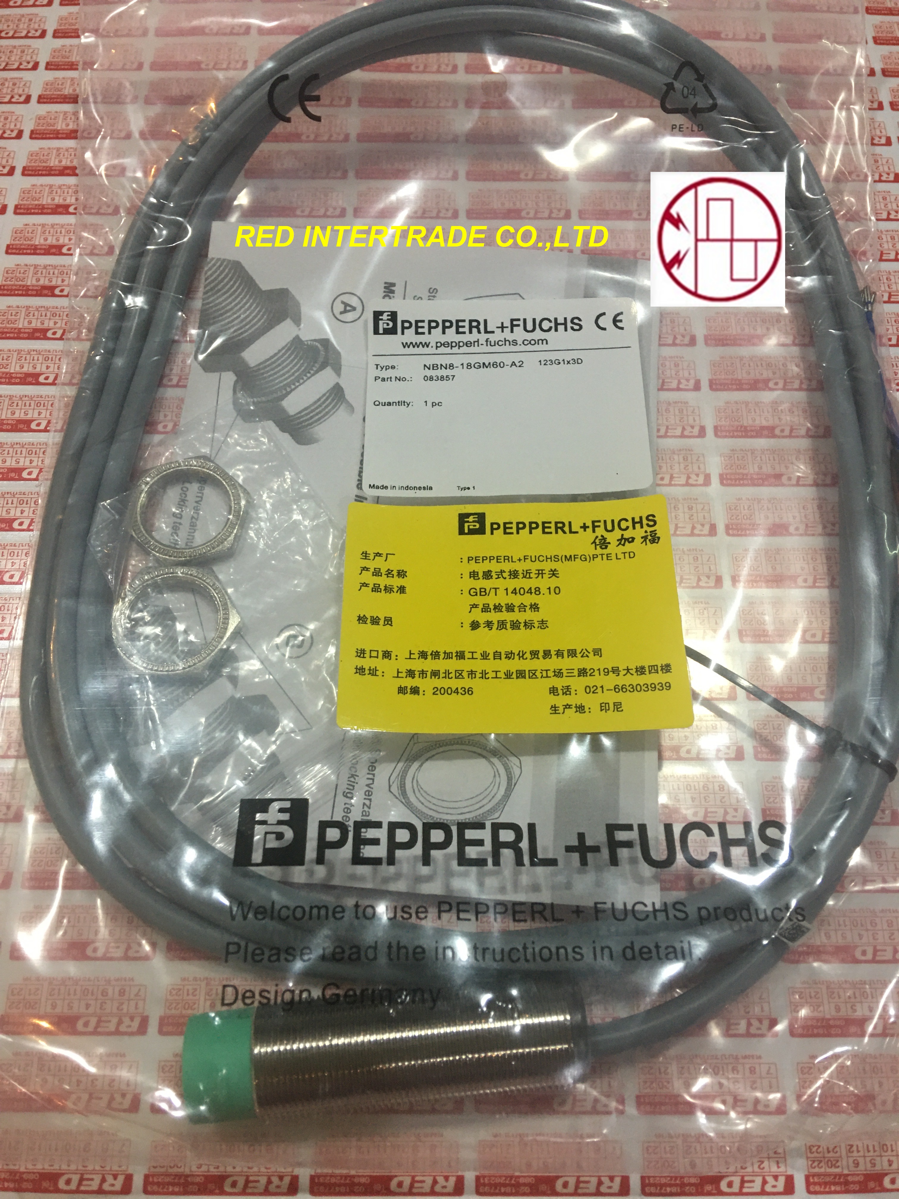 NBN8-18GM60-A2 Inductive Sensor Pepperl + Fuchs NEW