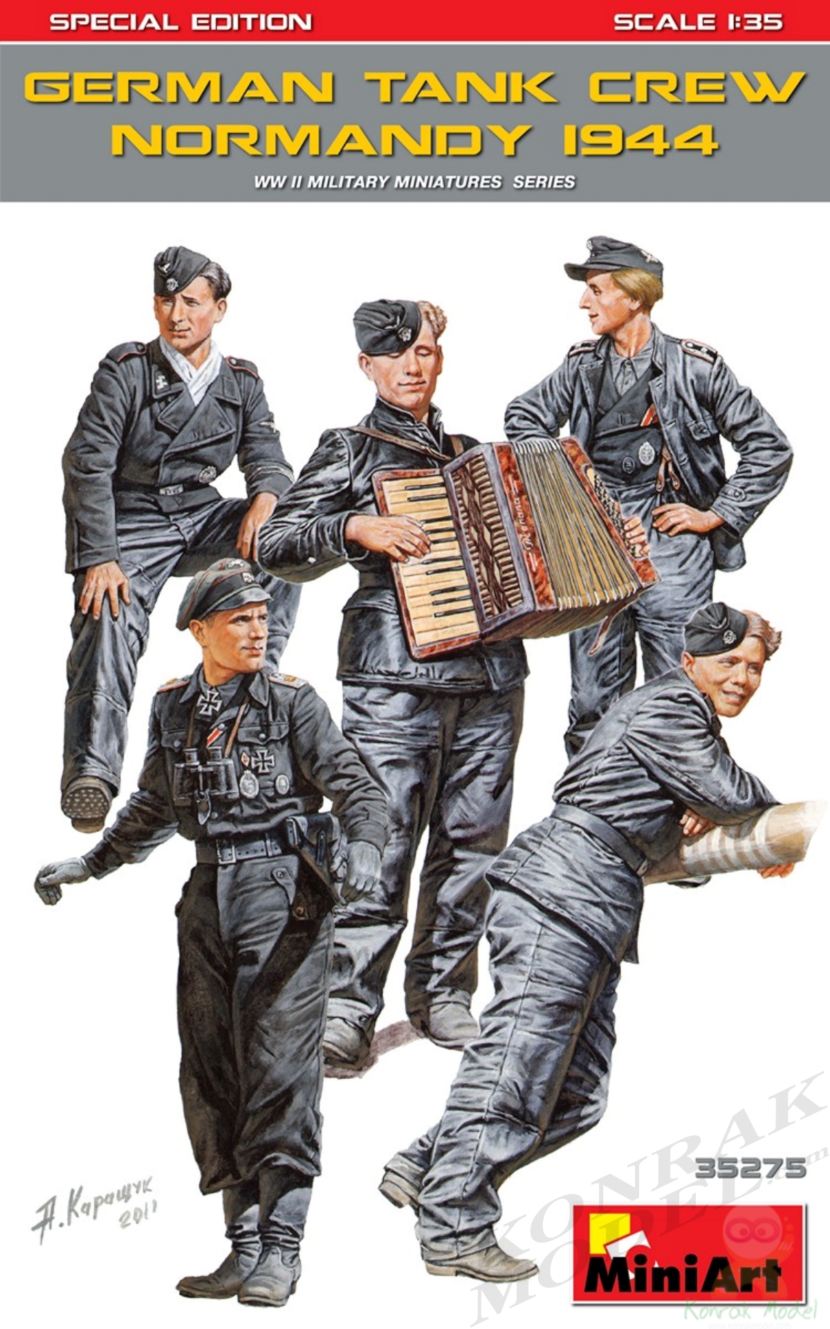 MI35275 GERMAN TANK CREW (Normandy 1944) SPECIAL EDITION 1/35