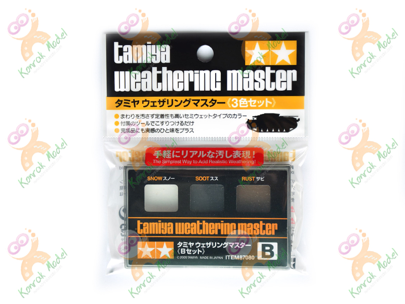 TA87080 Weathering Master B Set - Snow, Soot, Rust