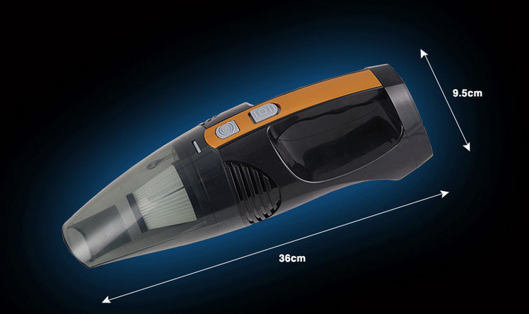 เครื่องดูดฝุ่นในรถยนต์เอนกประสงค์ 4 แบบใน 1 เดียวขนาด 100W (สีดำ) หรือ 4 in 1 Car Vacuum Cleaner 100W (Black)