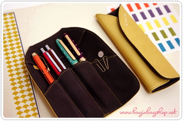 Flip Pen Holder กระเป๋า ดินสอ ปากกา