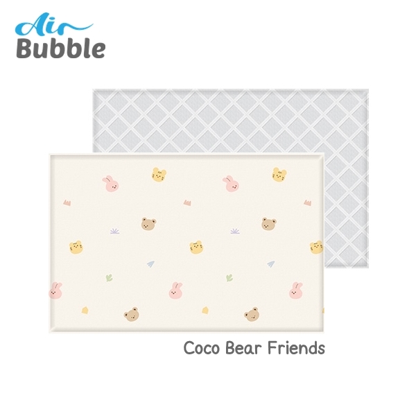 แผ่นรองคลาน PARKLON Air Bubble Mat ขนาด 150x230 หนา 4.0 cm ลาย Coco Bear Friend