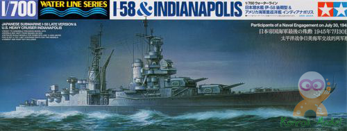 TA25119 Japanese Navy Submarine I-58 1/700