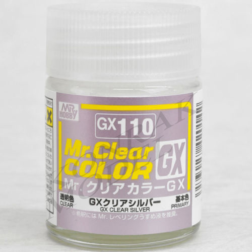 GX110 CLEAR SILVER 18ML (Metallic)
