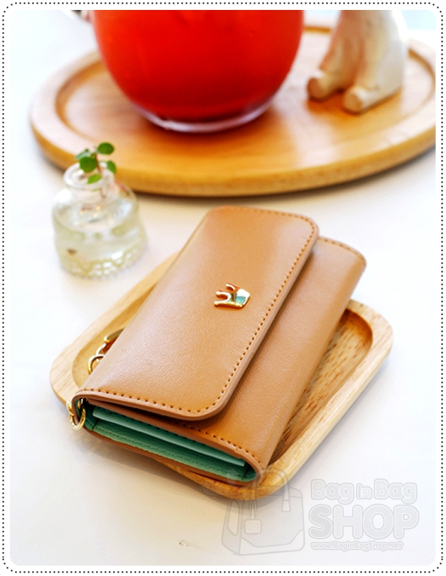 Crown keyring card wallet กระเป๋าใส่กุญแจ